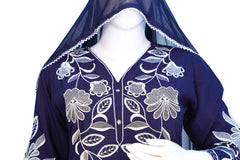 EMB SUIT NAVY BLUE