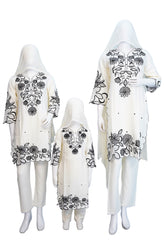 EMB SUIT WHITE
