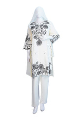 EMB SUIT WHITE