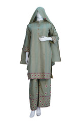 CAMRIC EMB DARK GREEN
