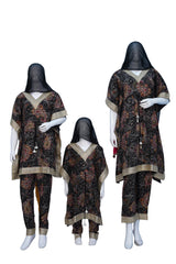 KAFTAN FLOWER BLACK
