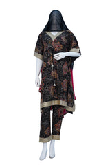 KAFTAN FLOWER BLACK