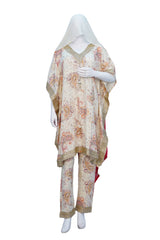 KAFTAN FLOWER WHITE