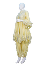 DHOTI LEMON GREEN