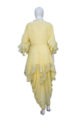 DHOTI LEMON GREEN