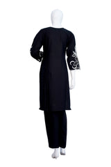 EMB SUIT BLACK