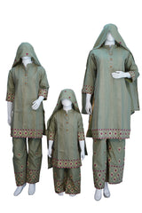 CAMRIC EMB DARK GREEN