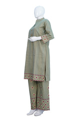 CAMRIC EMB DARK GREEN