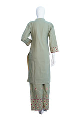 CAMRIC EMB DARK GREEN