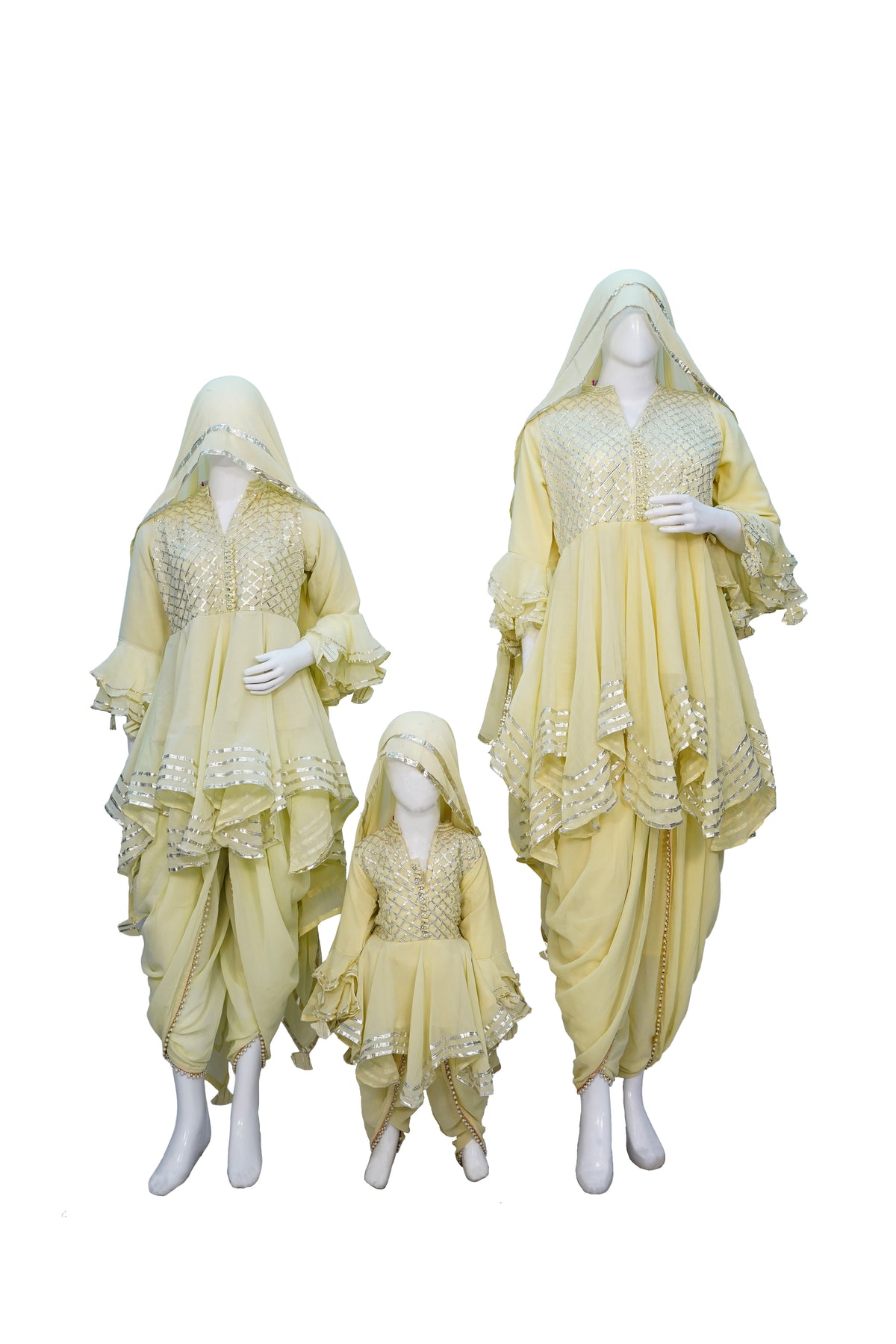 DHOTI LEMON GREEN