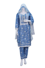 COTTON MIRROR DARK BLUE